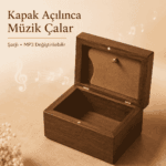 Kişiye Özel MP3 Müzikli Ahşap Kutu Şarjlı Lazer Yazılı Hediye Kutusu - Görsel 6